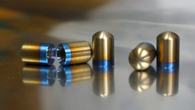 5pack set Titanium Valve Stem Caps Titanium - Image 1 of 4