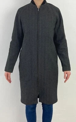 Mtwtfss Weekday Damen Mantel Jacke Gr.S (DE 38) Übergangsmantel mit Wolle 118792 - Bild 1 von 4