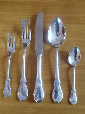 WMF Besteck  - Würzburger Gravuer - 90er Silber -  6 Pers. - 30 Teile - - Bild 1 von 2