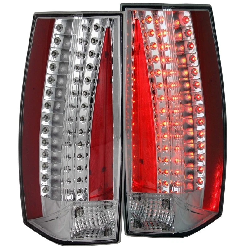 Luces traseras LED cromadas ANZO para Cadillac Escalade 2007-2011 Foto 1 de 4