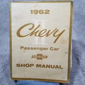 Vintage 1962 Chevrolet Passenger Car Shop Repair Manual - Picture 1 of 6