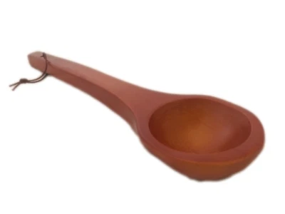 BADELAUNE Sauna Aufguss Kelle Red Zeder Aufgußkelle Saunalöffel