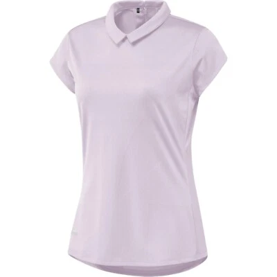 Adidas Damen Golf Performance Jacquard Poloshirt, pink, NEU