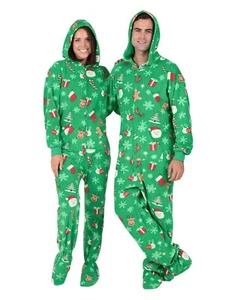 Tis The Season Adult Hoodie Fleece One Piece - Bild 1 von 4