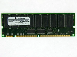 HYS72V128321GR-7.5-D 1GB 168-pin PC133 ECC Registered SDRAM DIMM USED - Picture 1 of 1