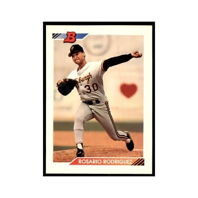 1992 Bowman Rosario Rodriguez Baseball Cards #498 - Image 1 of 3