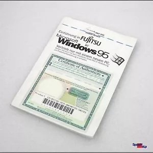 Original Microsoft OEM Manual Wiindows 95 Id Grundladen & Installation Manual - Picture 1 of 1