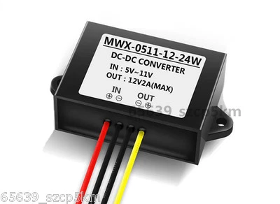NEW Voltage Booster Power DC Converter Regulator 5V(5-11V) Step up to 12V 2A 24W - Image 1 of 2