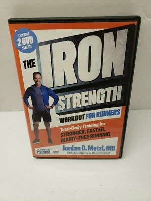 I-ro-n S-trength Workout For Runners Jordan Metzl MD Run  Ironstrength 2 DVD Set - Image 1 of 4