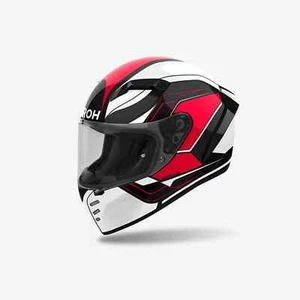 Integral Helm Airoh Connor Dunk Glänzend Rot Weiß Ner GRÖSSE XS S M L XL XXL - Bild 1 von 3