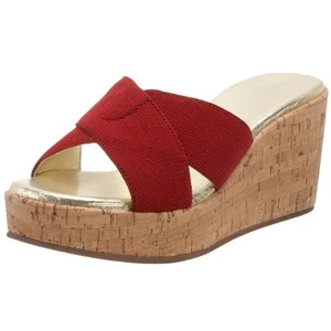 Cordani Debbie Wedge Sandals Red 41 11 - Picture 1 of 5