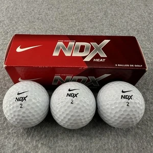 Nike Distance NDX Heat Golf Balls 3 Balls LOGO New - Picture 1 of 8