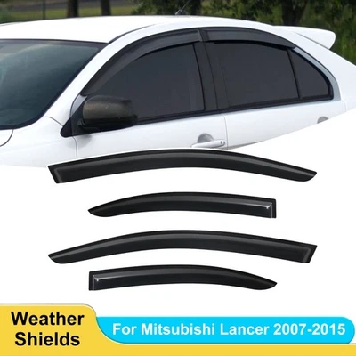 Weather shields Window Visors for Mitsubishi Lancer CJ Sedan 2007-2015 - image 1 of 4