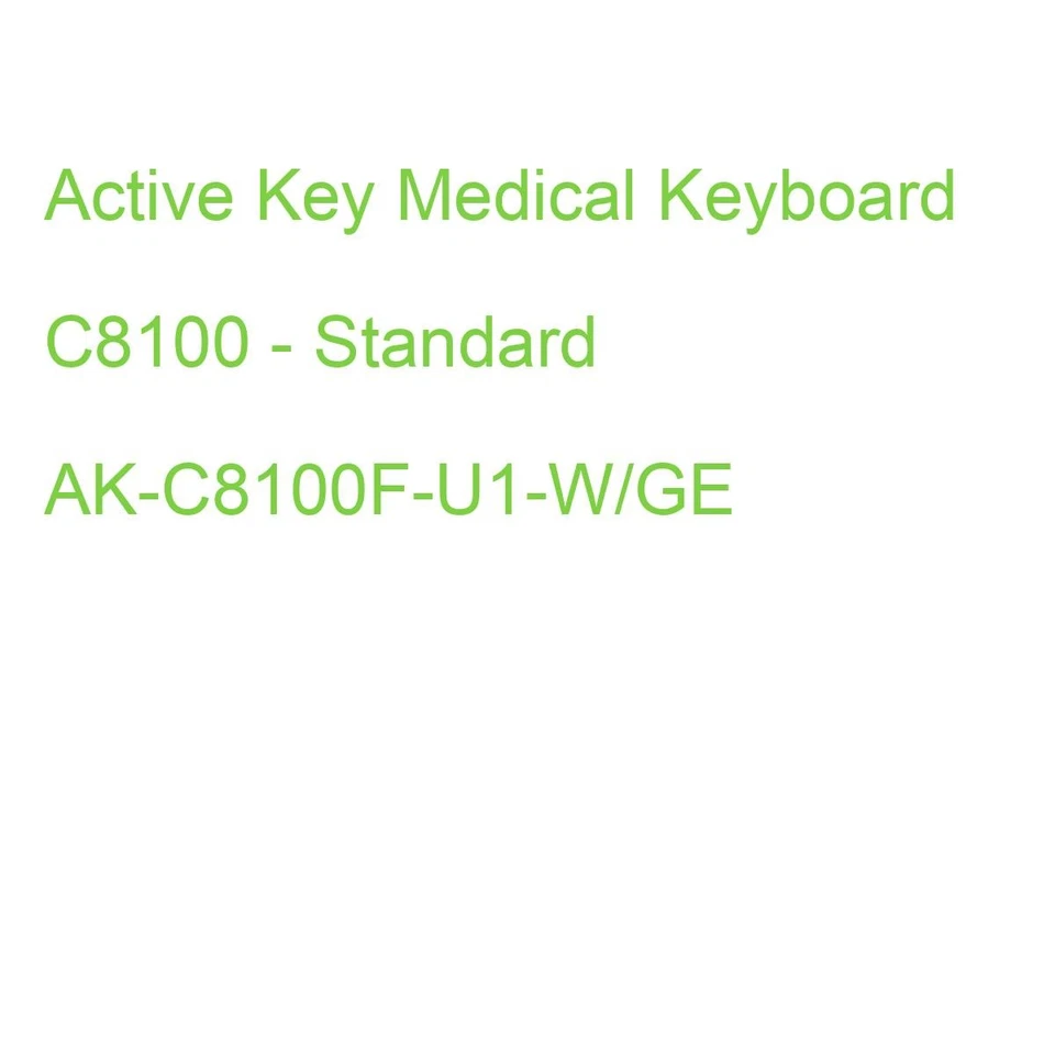 AK-C8100F-U1-W/GE Active Key AK-C8100F Volle Größe (100 ) Kabelgebunden US D