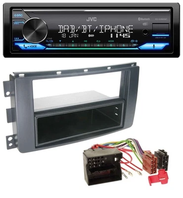 JVC Bluetooth DAB USB MP3 Autoradio für Smart ForTwo 451 ForFour 454 Quadlock - Bild 1 von 4