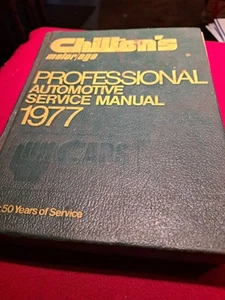 Chilton’s 1971-1977 Automotive Service Manual 1977 6502 - Picture 1 of 8