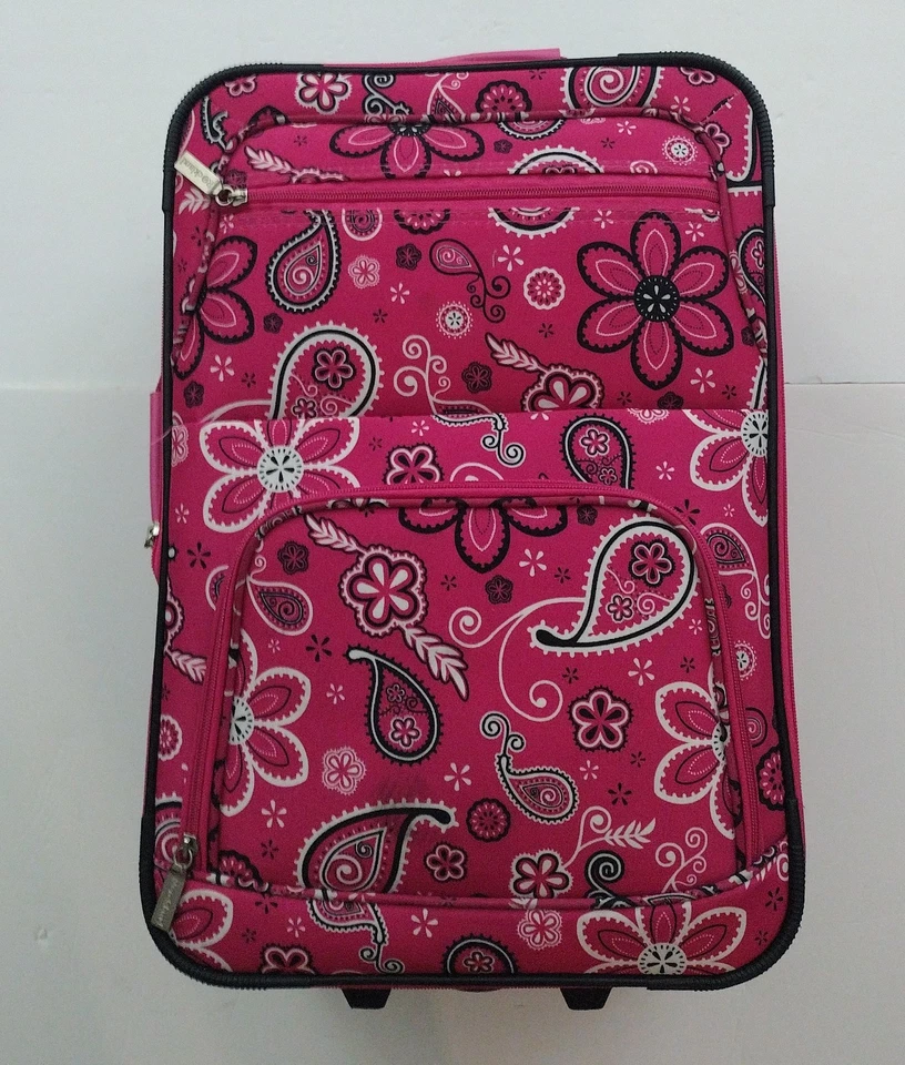 Maleta Rockland Rolling (impresión floral rosa)  Foto 1 de 4