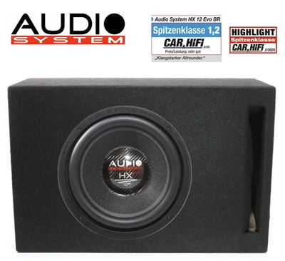 Audio System HX12 EVO BR Gehäuse Subwoofer 50 Liter Bassreflex MDF-Gehäuse  - Bild 1 von 2