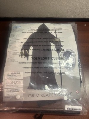  Disfraz de Parca Deluxe Terror Scary Niño Foto 1 de 2