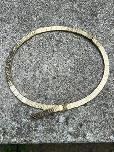 Grosse Germany 1963 Vintage Necklace Choker Necklace Costume Jewelry Gold Plate - Picture 1 of 9