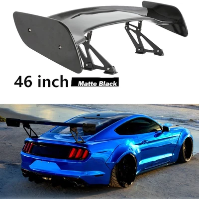 46" Rear Trunk Spoiler Tail GT Style Racing Wing For Ford Mustang U - Imagem 1 de 4