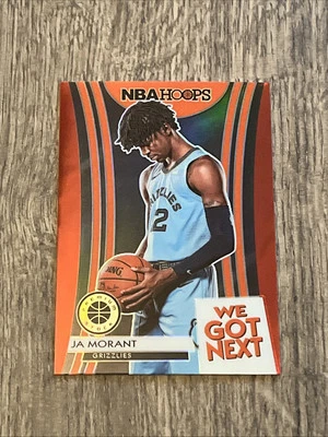 2019-20 Panini NBA Hoops Premium Stock JA Morant We Got Next Red Rookie Card #19 - Image 1 of 4
