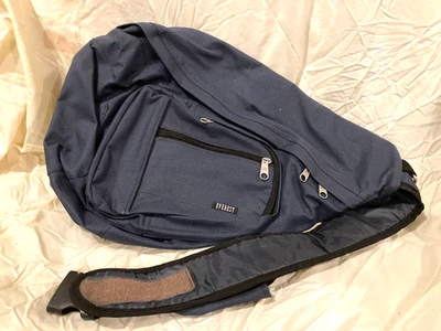 RARO!  Everest Bandolera Bandolera Bandolera Bandolera Lona y Nylon Azul Marino/Negro Foto 1 de 4