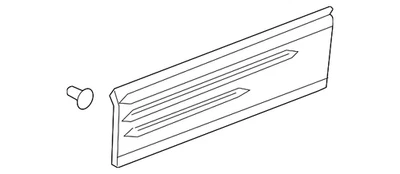 Moldura inferior genuina GM 10311263 Foto 1 de 2