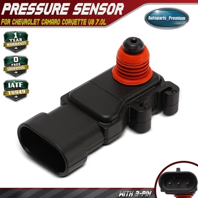 Manifold Pressure (MAP) Sensor for Chevrolet Camaro 2014-2015 Corvette V8 7.0L - Image 1 of 4