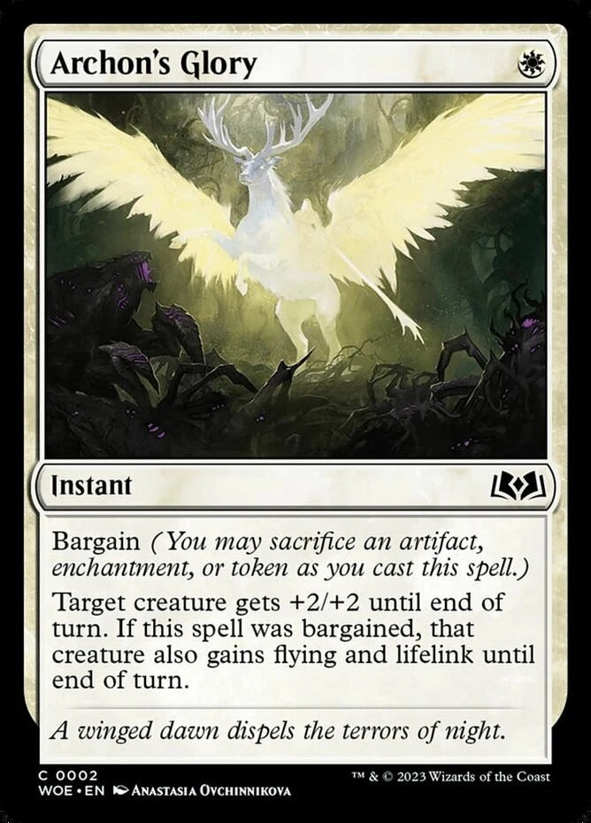 x1 Archon's Glory - Wilds of Eldraine - NM - MTG - Image 1 of 1