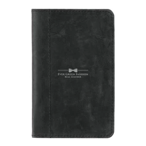 Cartera de viaje de cuero real para hombre porta pasaporte ranuras para tarjetas de identificación organizador de documentos - Imagen 1 de 5