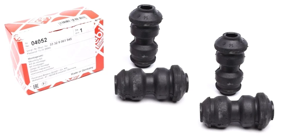 Rear Left+Right Trailing Arm to Axle Carrier Bushings Mounting Set Pair for BMW - Image 1 of 1