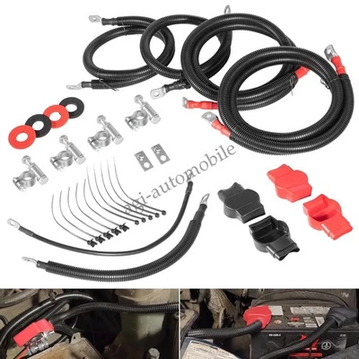 Kit de cables de batería Powerstroke 6,0 L para Ford Superduty F250 F350 F450 2003-2007 Foto 1 de 4