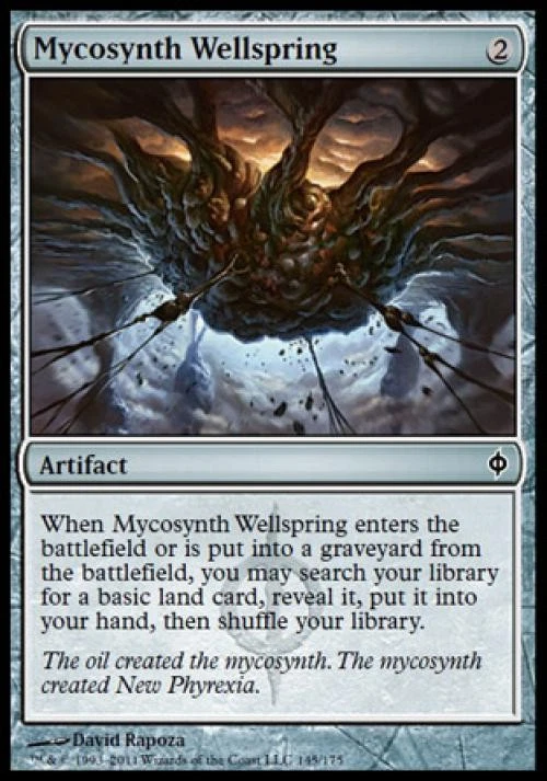 Mycosynth Wellspring - Medium Play MTG New Phyrexia - Image 1 of 1