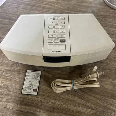 Bose Wave Radio AM FM Model AWR1-1W with Remote - Working - Read Description - Image 1 of 4