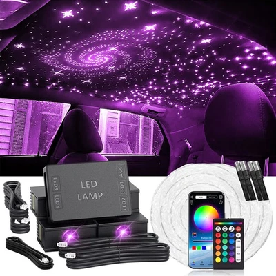 1200PCS Car Headliner Star Light kit Roof Glow Ceiling Lights Fiber Optic Foto 1 de 4