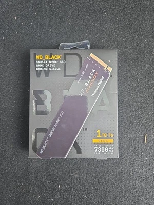 Western Digital WD BLACK SN850X 1TB NVMe SSD Gen 4 7300 BRAND NEW! - Image 1 of 2