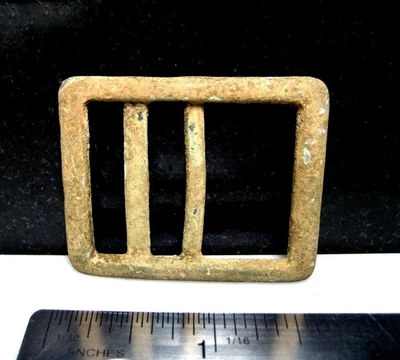 Реликвия гражданской войны Battle of Mine Run VA латунная пряжка вырыта в траншее Конфедерации - Изображение 1 из 4