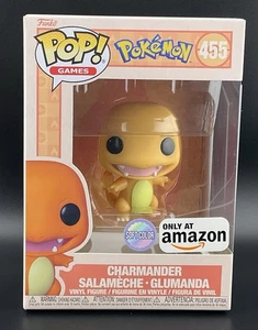 Funko Pop! Games Pokémon Charmander #455 Soft Color Amazon Exclusive - Picture 1 of 6