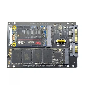 For M.2 NGFF 2230-2280 SSD 2in 1 Motherboard With SATA Interface - Afbeelding 1 van 4
