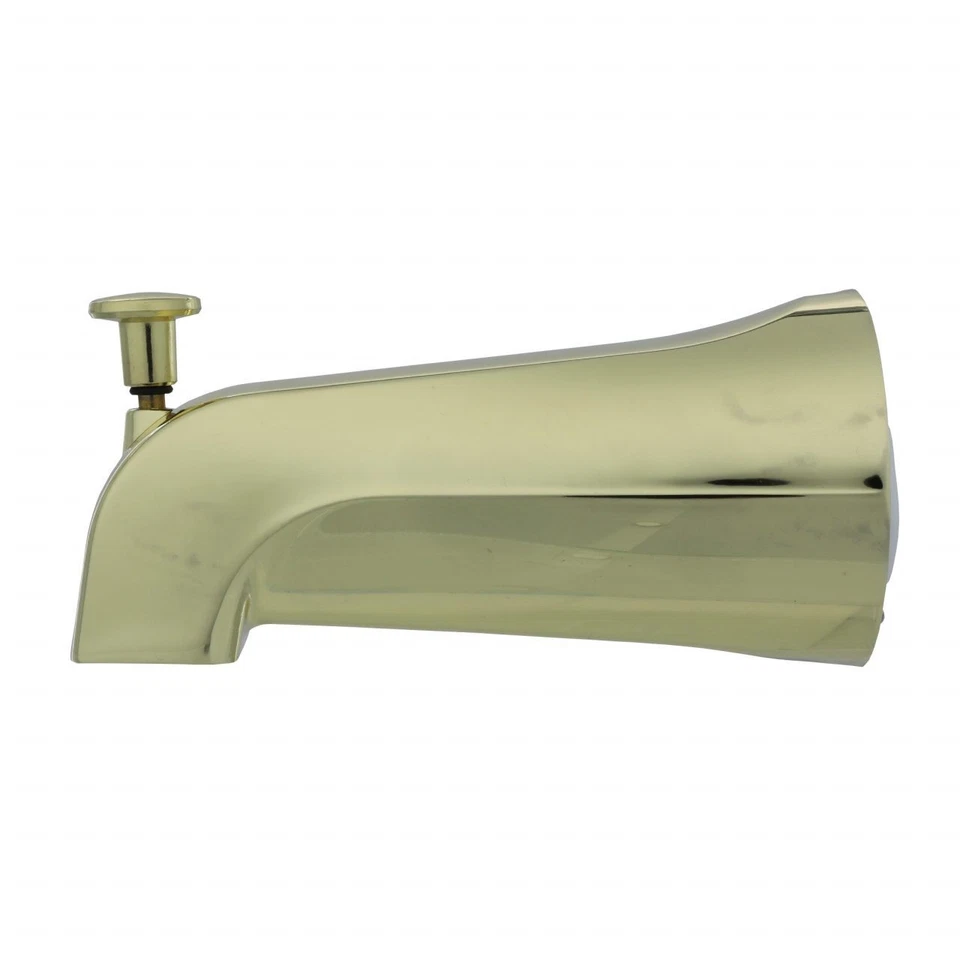 DANCO 89265 DIVERTER UNIVERSAL TUB SPOUT SLIP FIT & IPS CONNECT POLISHED BRASS - Image 1 of 4