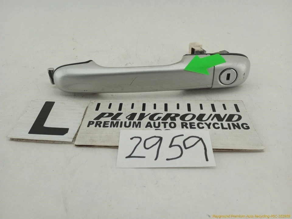 Manija de puerta exterior delantera izquierda del conductor Volvo C70 plateada para 1998-2004 98 99 00 Foto 1 de 4