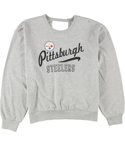 Touch Womens Pittsburgh Steelers Sweatshirt, Grey, Large - Picture 1 of 2