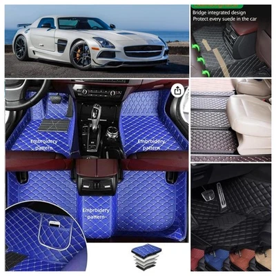 Alfombrillas impermeables para coche Mercedes-Benz SLS AMG 2010-2025 de lujo Foto 1 de 4