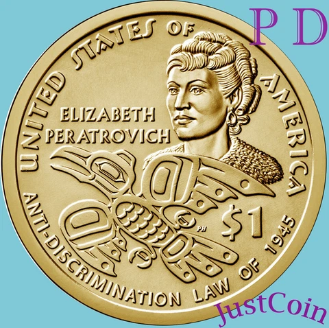2020 P&D NATIVE AMERICAN TWO DOLLARS SET ELIZABETH PERATROVICH Cover