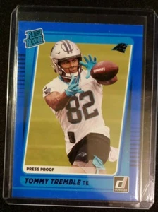 2021 Donruss Football Tommy Tremble Blue Press Proof Insert Rated Rc mint - Picture 1 of 2