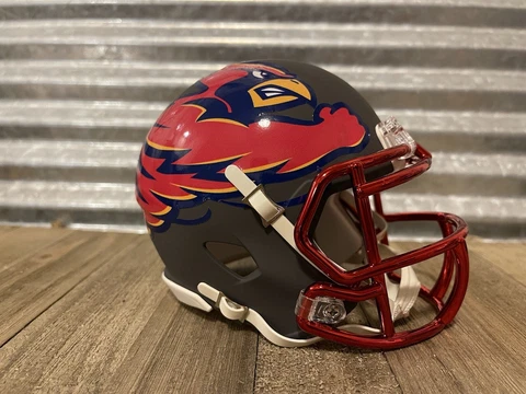 Iowa State Cyclones (Gray Concept) Speed Mini Helmet Cover