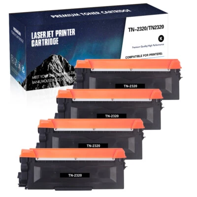 4 Toner XXL compatibili con Brother TN2320 HL-L2300D L2340DW MFC-L2700DW L2720DW - Immagine 1 di 4