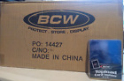 CASE 1000 BCW 20pt Premium Standard 3x4" Card Toploaders Top Loaders 40x 25ct