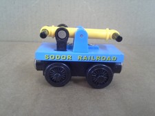 Thomas The Tank Engine Sodor Railroad Hand Car Blue And Yellow